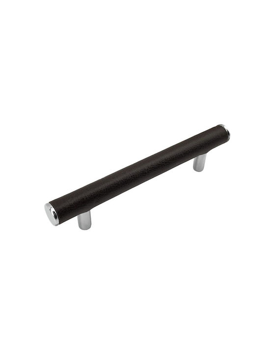 Herrajes Palencia Handle Furniture made of Leather in Brown Color 200mm (Center Distance 160mm) 410439 1pcs