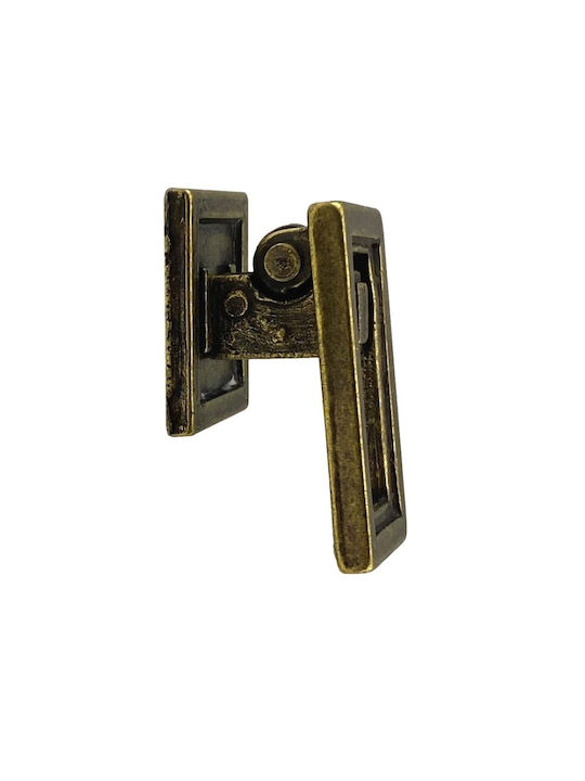 Herrajes Palencia Antik Knopf Möbelgriff aus Metallisch in Gold Farbe 4884-ANTIKE-BRASS 1Stück