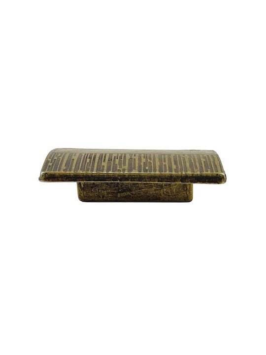 Herrajes Palencia Antik Handgriff Möbelgriff aus Metallisch in Gold Farbe 60mm (Zentrenabstand 32mm) 410325 1Stück