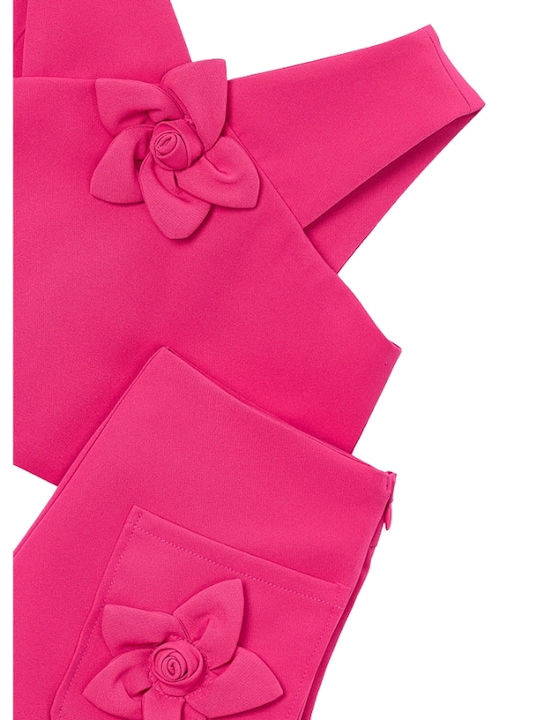 Kids' Set with Shorts Summer 2pcs Fuchsia