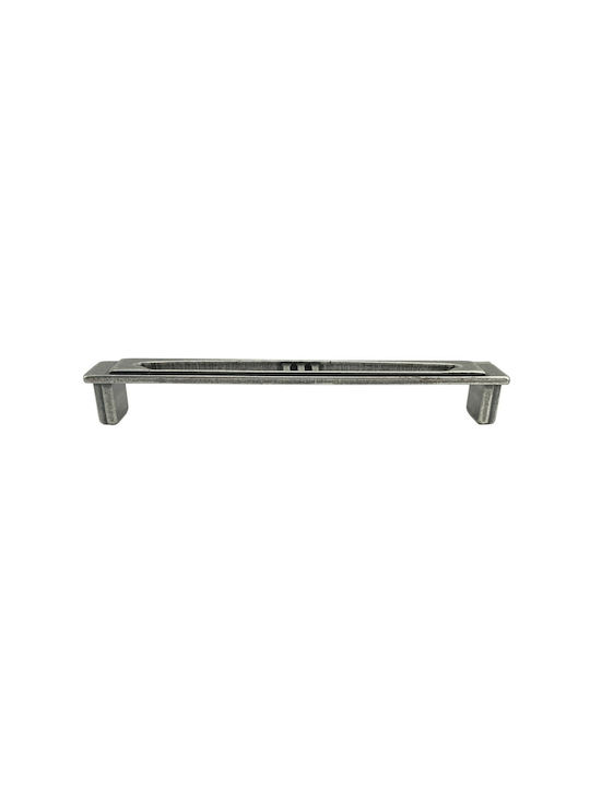 Herrajes Palencia Herrajes Palencia 4798 160mm Antik Handgriff Möbelgriff aus Metallisch in Silber Farbe 479850-160-PEWTER 1Stück