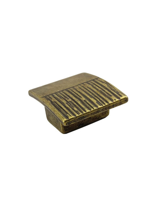Herrajes Palencia Antik Handgriff Möbelgriff aus Metallisch in Gold Farbe 16mm 410324 1Stück