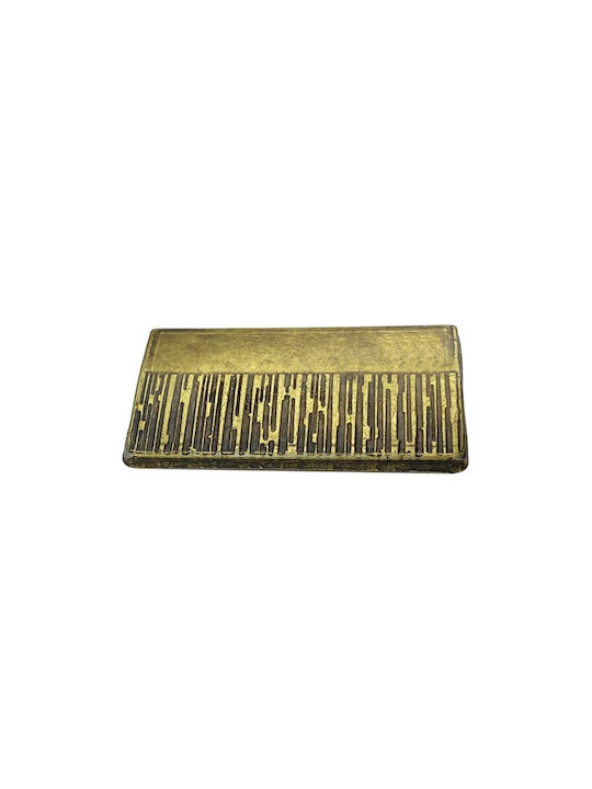 Herrajes Palencia Antik Handgriff Möbelgriff aus Metallisch in Gold Farbe 16mm 410324 1Stück