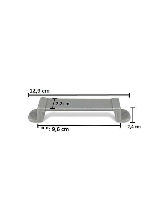 Möbelgriff Gem Mz 320 96mm Zinn