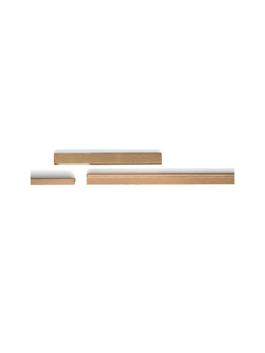 Mâner Pentru Mobilier Viefe Angle 0077 L29 Bronz Închis Periat Centre 256/320mm Lungime Totală 400mm