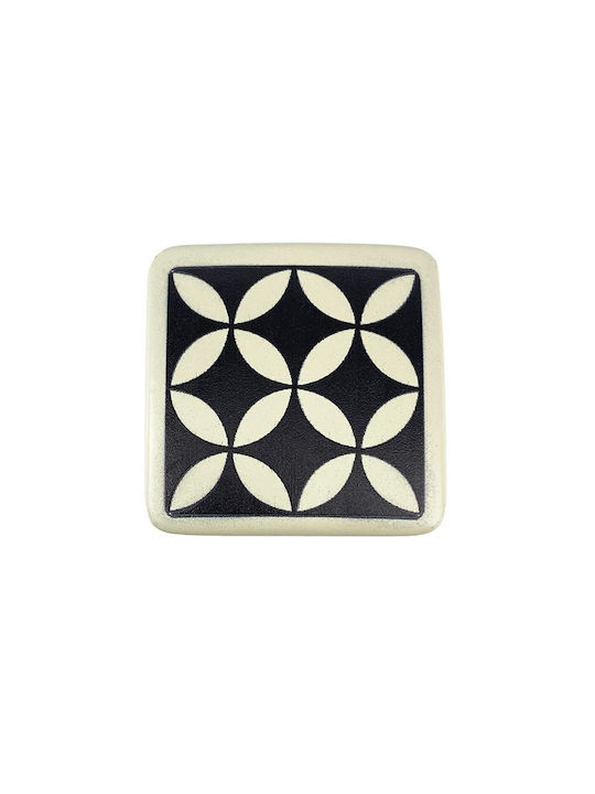 Πόμολο Επίπλων Rei E 703 Ζαχαρί Μαύρο Φ38mm
