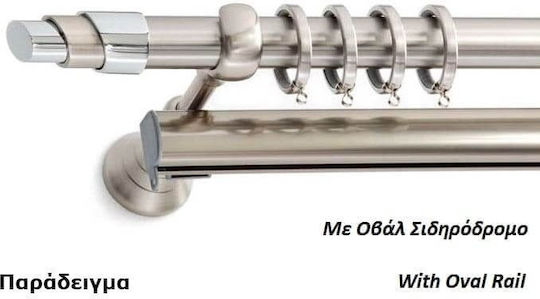 FS Μεταλλικό Κουρτινόξυλο Φ25mm FS Μεταλλικό Κουρτινόξυλο Φ25mm