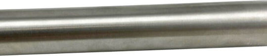 Metallic Curtain Pole Fs Home A04 Ø25mm Matte Nickel Chrome Second Rail 120 Cm
