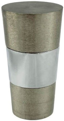 Metallic Curtain Pole Fs Home A01 Ø25mm Matte Nickel Chrome Second Rail 120 cm