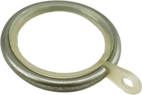 Metallic Curtain Pole Fs Home A01 Ø25mm Matte Nickel Chrome Second Rail 120 cm