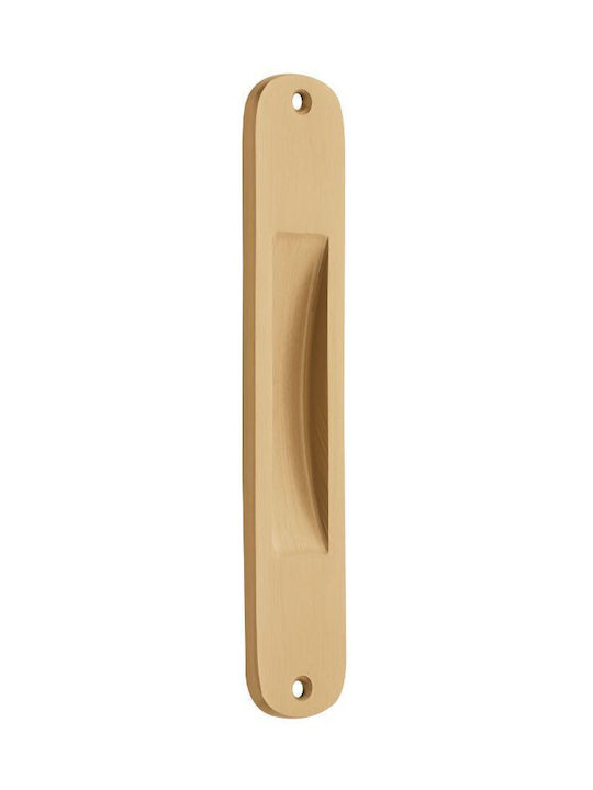 Zogometal 219 Door Flush Handle Recessed Matte 178mm (Hole Centers 162mm) 219