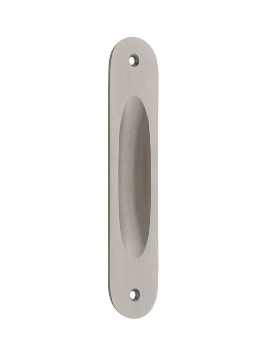 Zogometal 220 Türdrücker ohne Loch Nickel Matt 158mm (Lochabstände 132.4mm) 220