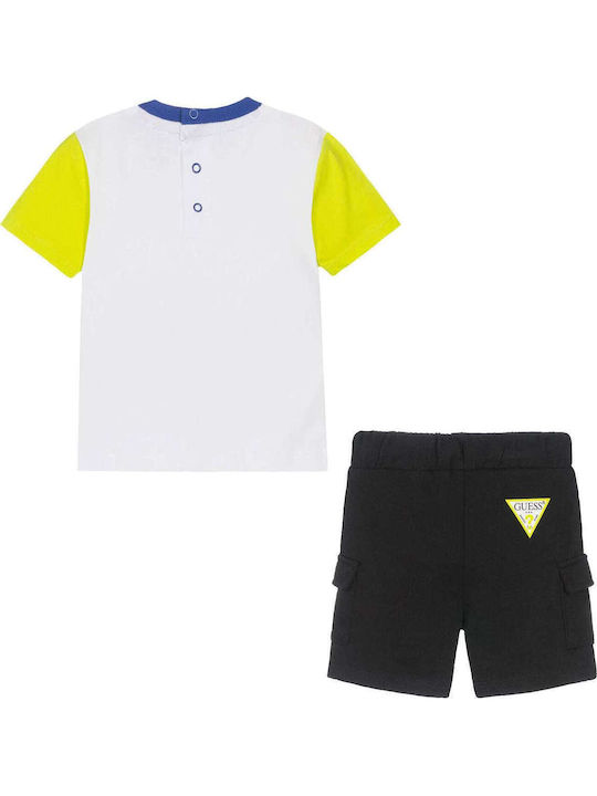 Kids Set with Shorts Summer 2 Pieces White
