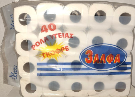 3αλφα Waffel Toilettenpapier 40 Rollen 3 Blätter (80gr/Rolle)
