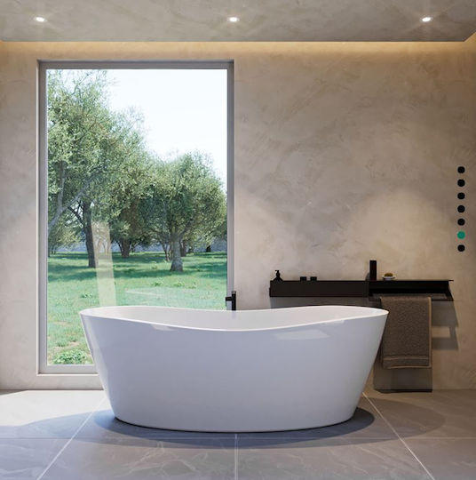 Verdi Grey Bathroom Shelf