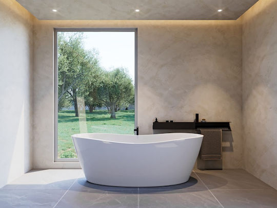 Verdi Grey Bathroom Shelf