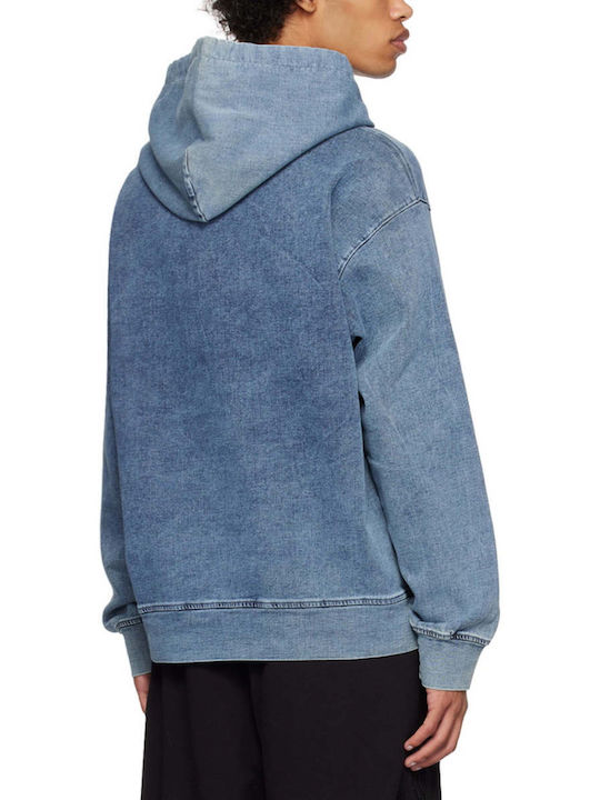 Blue Hoodie Sweatshirt