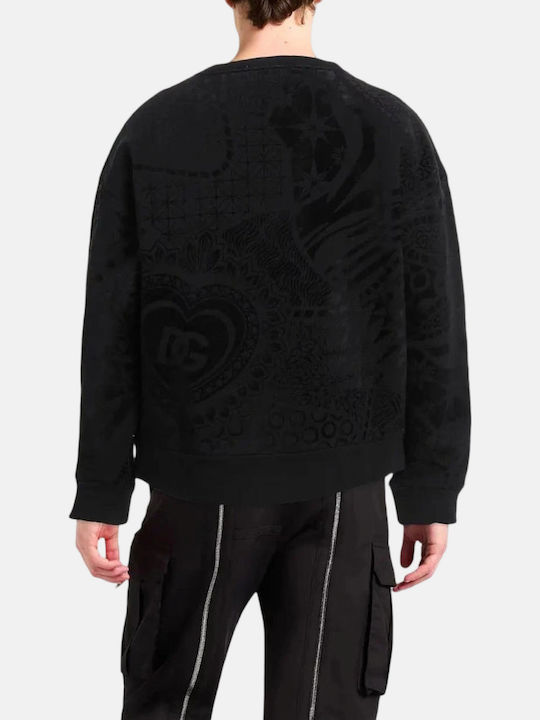 Dolce & Gabbana Мъжки Суитшърти Черен