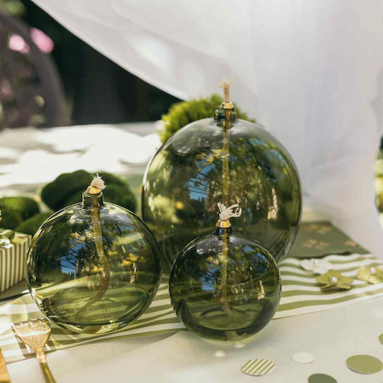 Beauty Home Decorative Candle Lena Ball Green 12.5x13cm