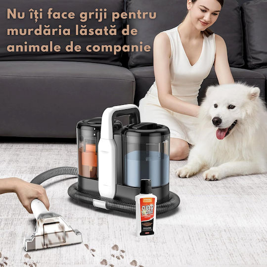 Nass-Trocken Staubsauger 600W mit Kunststoffbehälter 1,5l Schwarz