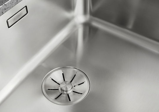 Blanco Solis 400-u Unterbau Küchenspüle Inox M44xB44cm Silber