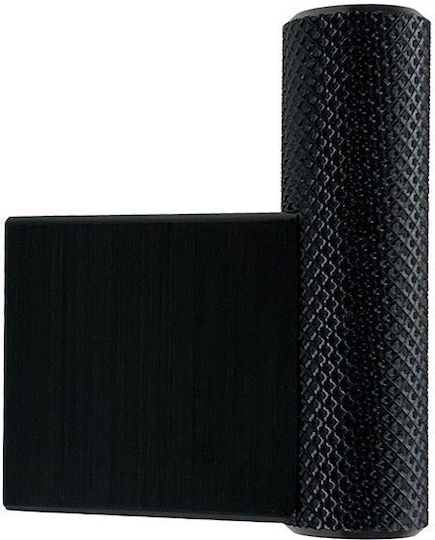 Viefe Метална Стенна Закачалка Черна 1.4x5x4.2см