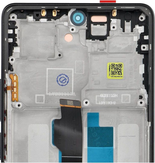 Screen with Touch Mechanism and Frame for Redmi Note 13 Pro 4g (Black)
