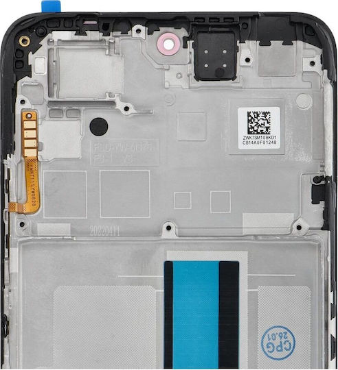 Ecran cu Mecanism Tactil și Ramă pentru Redmi Note 11 4G (Negru)