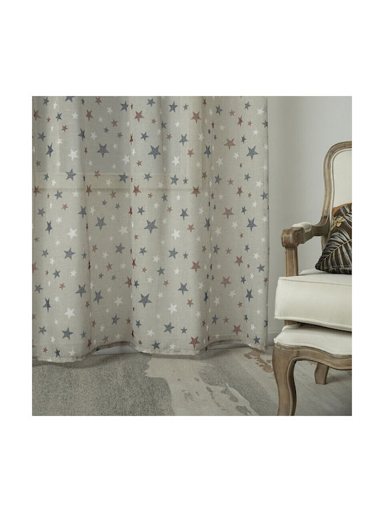 Beauty Home Κουρτίνα με Τρουκς Art Μπεζ 280x280εκ.