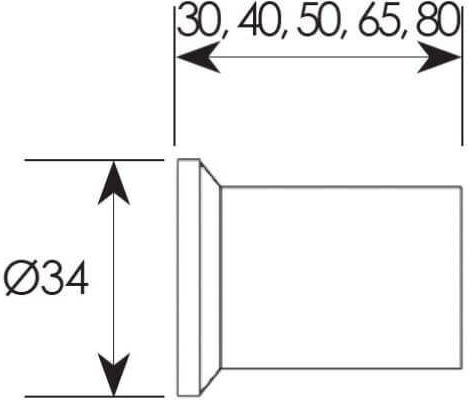 Opritor Ușă Magnetic Auriu 1buc