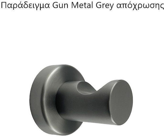 Sparke Lume 04 Gun Metal Built-in Mixer & Spout Set for for Bathroom Sink 1 Exit Gray