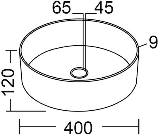 Voss Επικαθήμενος Νιπτήρας Γυάλινος 40x40cm Glass Clear Voss Επικαθήμενος Νιπτήρας Γυάλινος 40x40cm Glass Clear