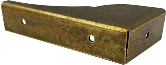 Besana Metallic Corner Shelf Bronze 90x43mm 6008-ANTIKE-OREIXALKOS-DEKSIA