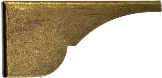 Besana Metallic Corner Shelf Bronze 90x43mm 6008-ANTIKE-OREIXALKOS-DEKSIA