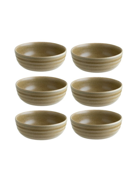 Bonna Cereal Serving Bowl Round made of Porcelain Brown with Diameter 14cm
