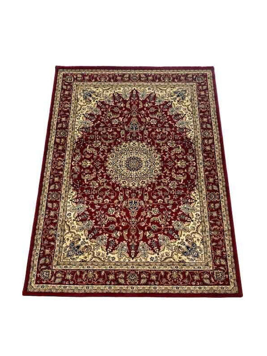 Alexander Carpets Julian Schlafzimmer-Teppichsets Creme - Rot 559 3 Stück