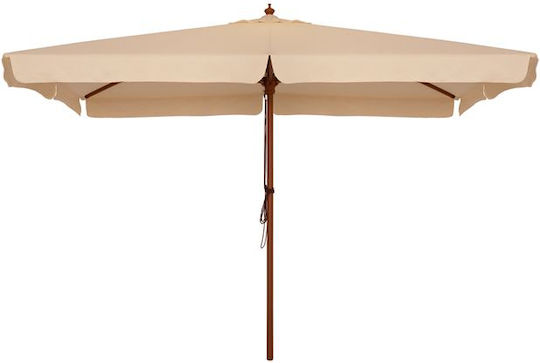 HomeMarkt Replacement Umbrella Fabric Beige 4x4m