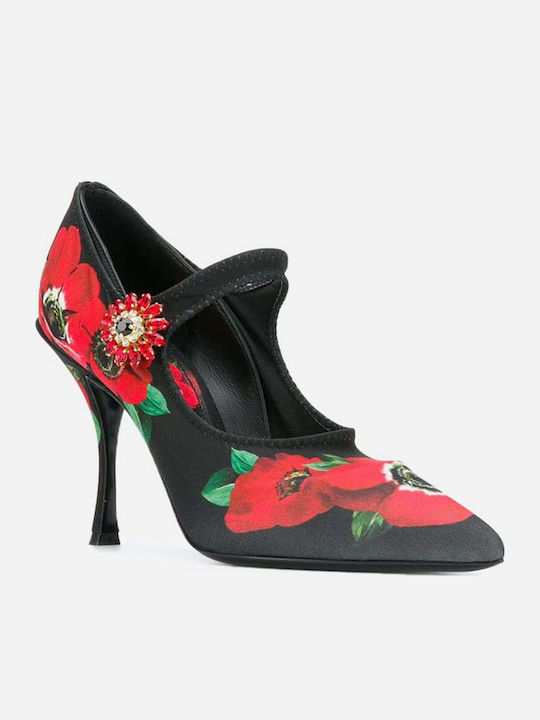 Dolce & Gabbana Дамски Обувки на Ток от Кожа Черни