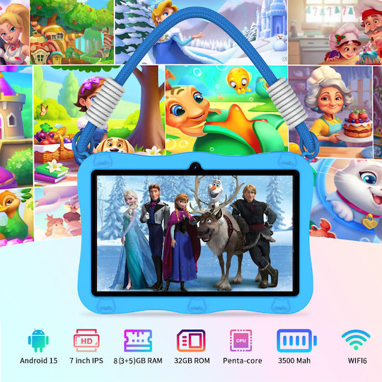 7 Zoll Tablet 3GB 32GB Blau