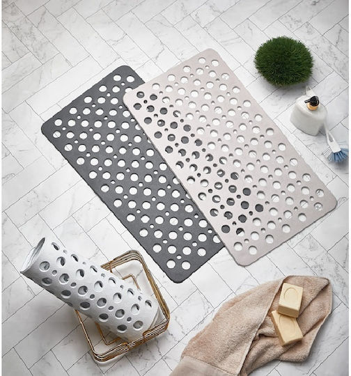 Raki Covoare Antiderapante Cada Cu Ventuze Gri 36x66cm