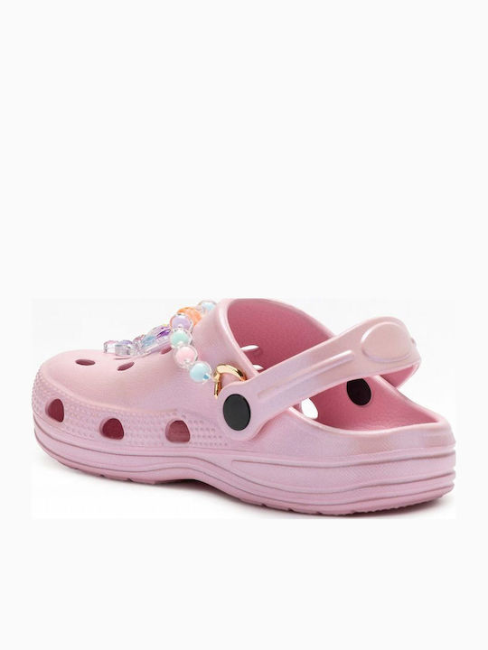 Kids Beach Clogs Pink