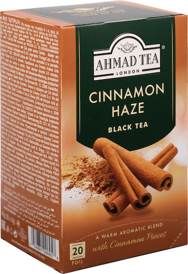 Ahmad Tea Schwarz Tee 20 Beutel 40gr 1Stück mit Aroma Zimt
