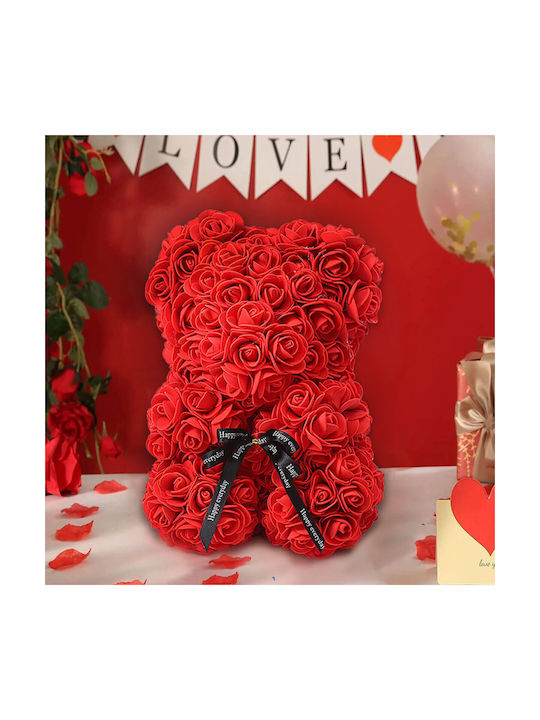 Teddy Bear Red Roses Box