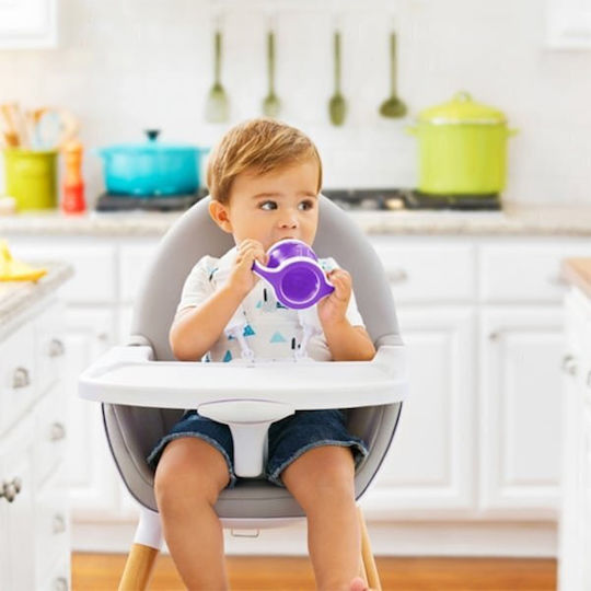 Munchkin Gentle First Cup Training Sippy Cup Plastic with Handles Purple for 4m+ 118ml