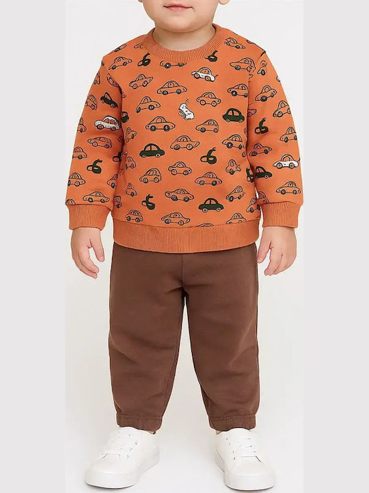 Kinder Sweatpants Set - Jogginganzug Orange