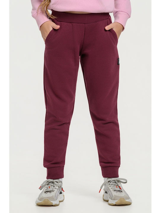 Kids Sweatpants Burgundy