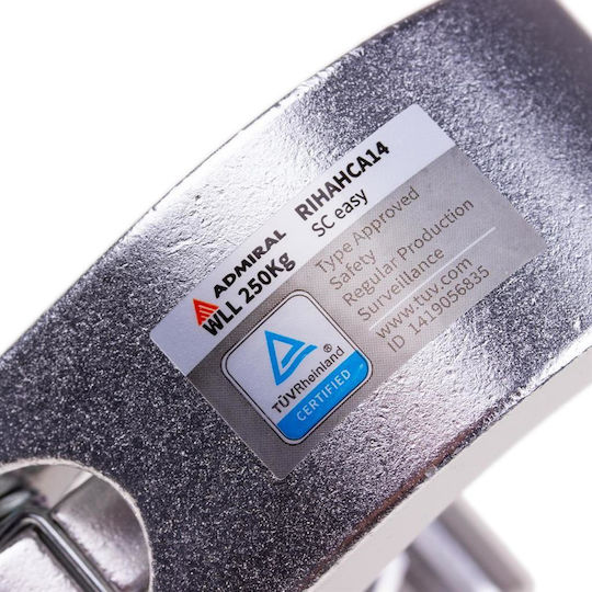Admiral Selflock Coupler Easy Rd48-51 30mm WLL 250kg Silver Lighting Accessories Post Selflock Coupler