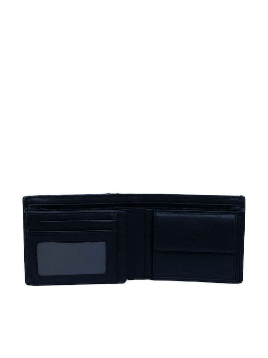 Herrenbrieftasche aus Leder mit RFID Blau