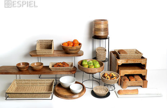 Espiel Buffet Display Stand Metallic 53cm 2 Pieces
