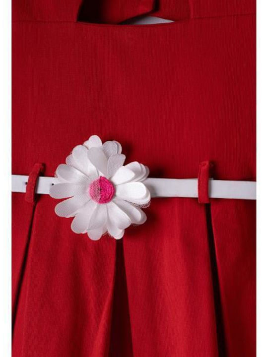 Children's Dress Sleeveless Red